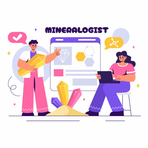 11 Mineralogist Vector Illustration cover image.