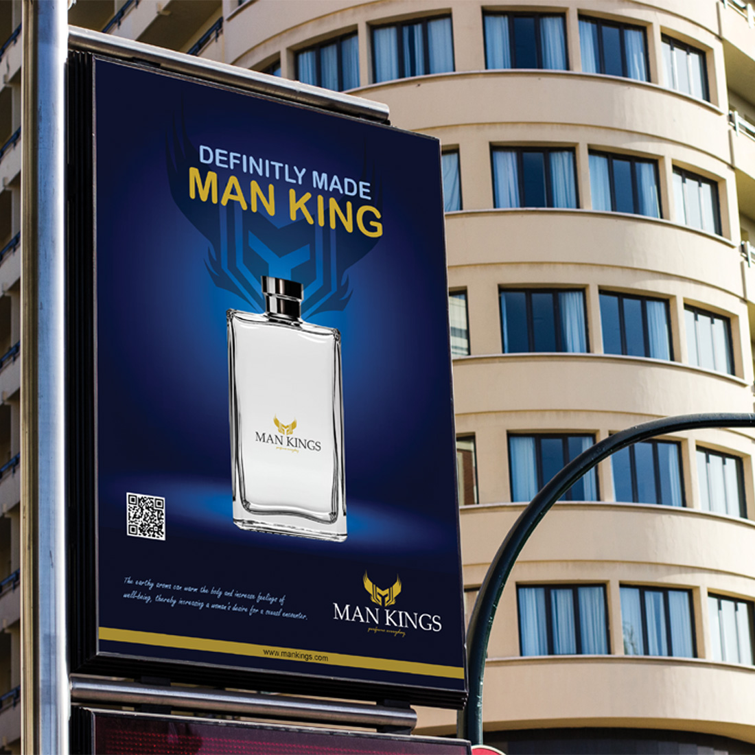 LUXURY PERFUME POSTER DESIGN MAN KINGS preview image.