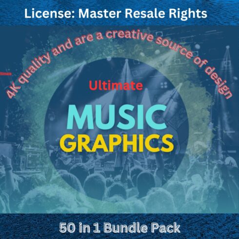 “Music” graphics Bundles cover image.