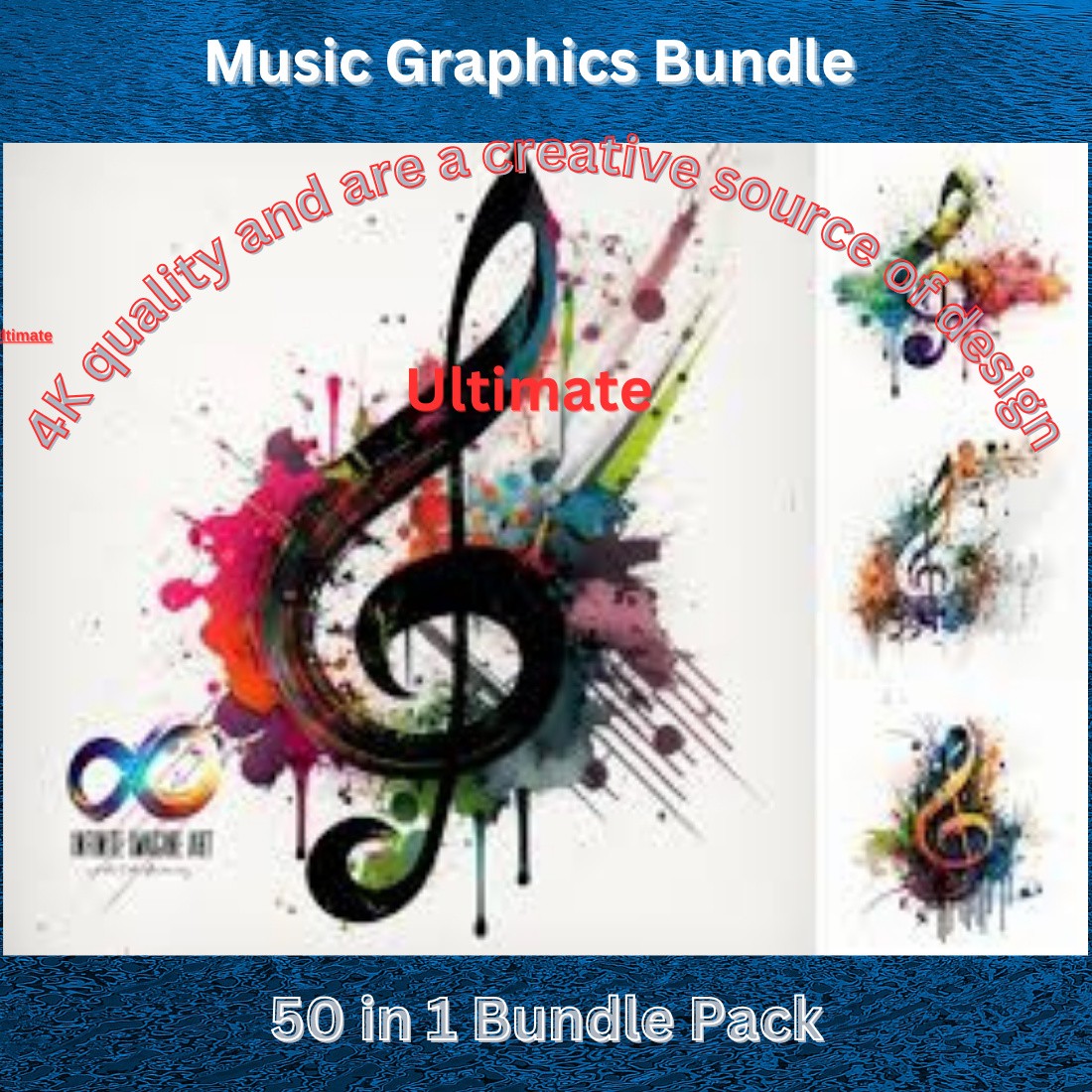 “Music” graphics Bundles preview image.