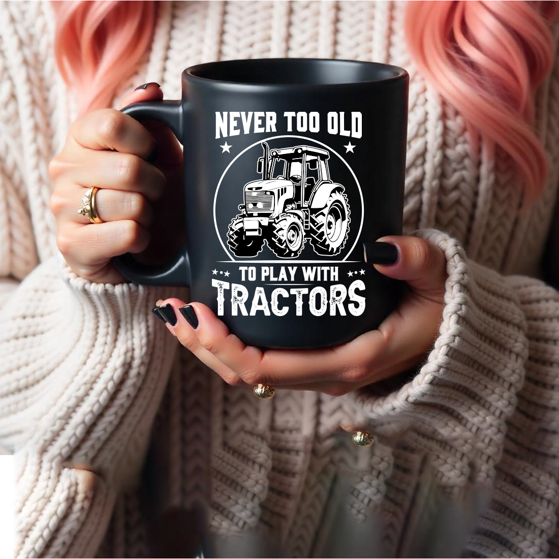 never too old to play with tractors graphic... 484