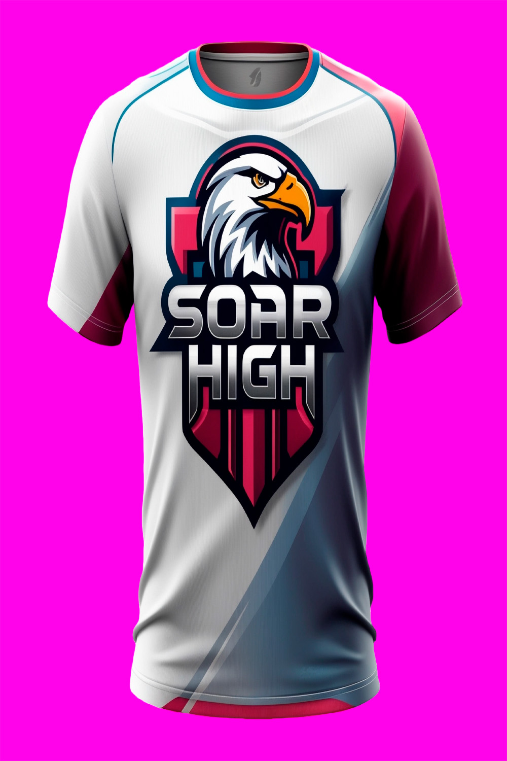 Soar High Eagle Sports Tee pinterest preview image.