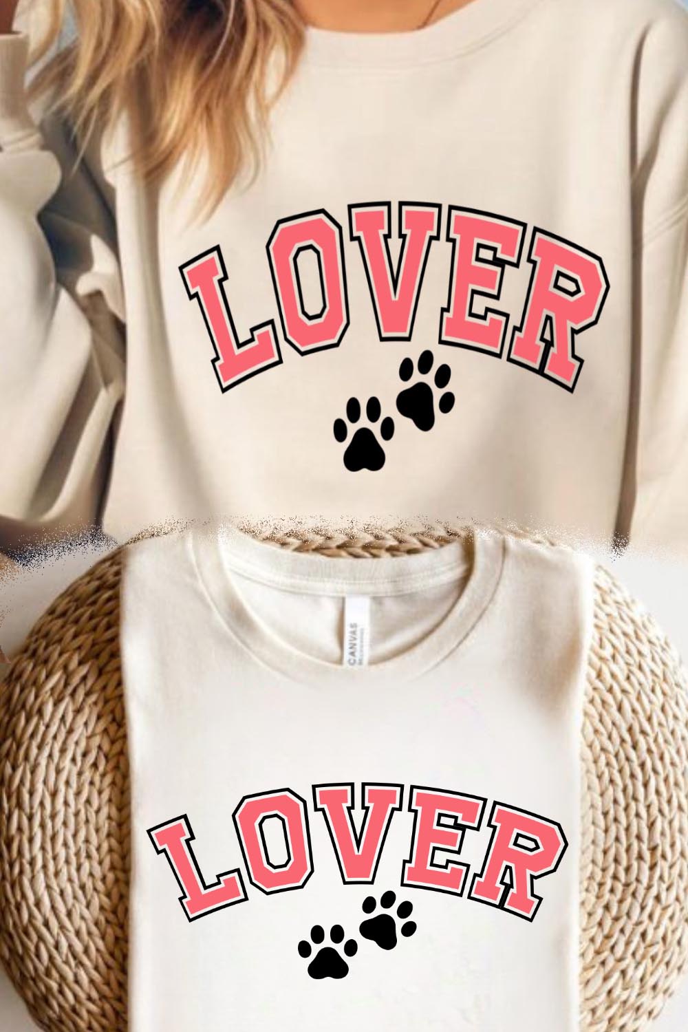 Valentine's Day Dog Lover T-Shirt Design – Cute & Trendy pinterest preview image.