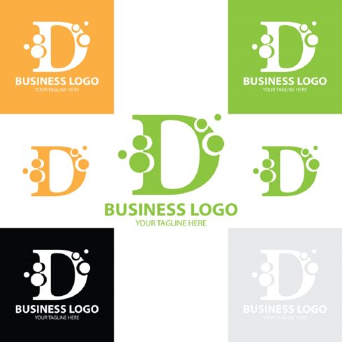 D Letter Logo Design Modern Monogram Branding with Abstract Circles cover image.