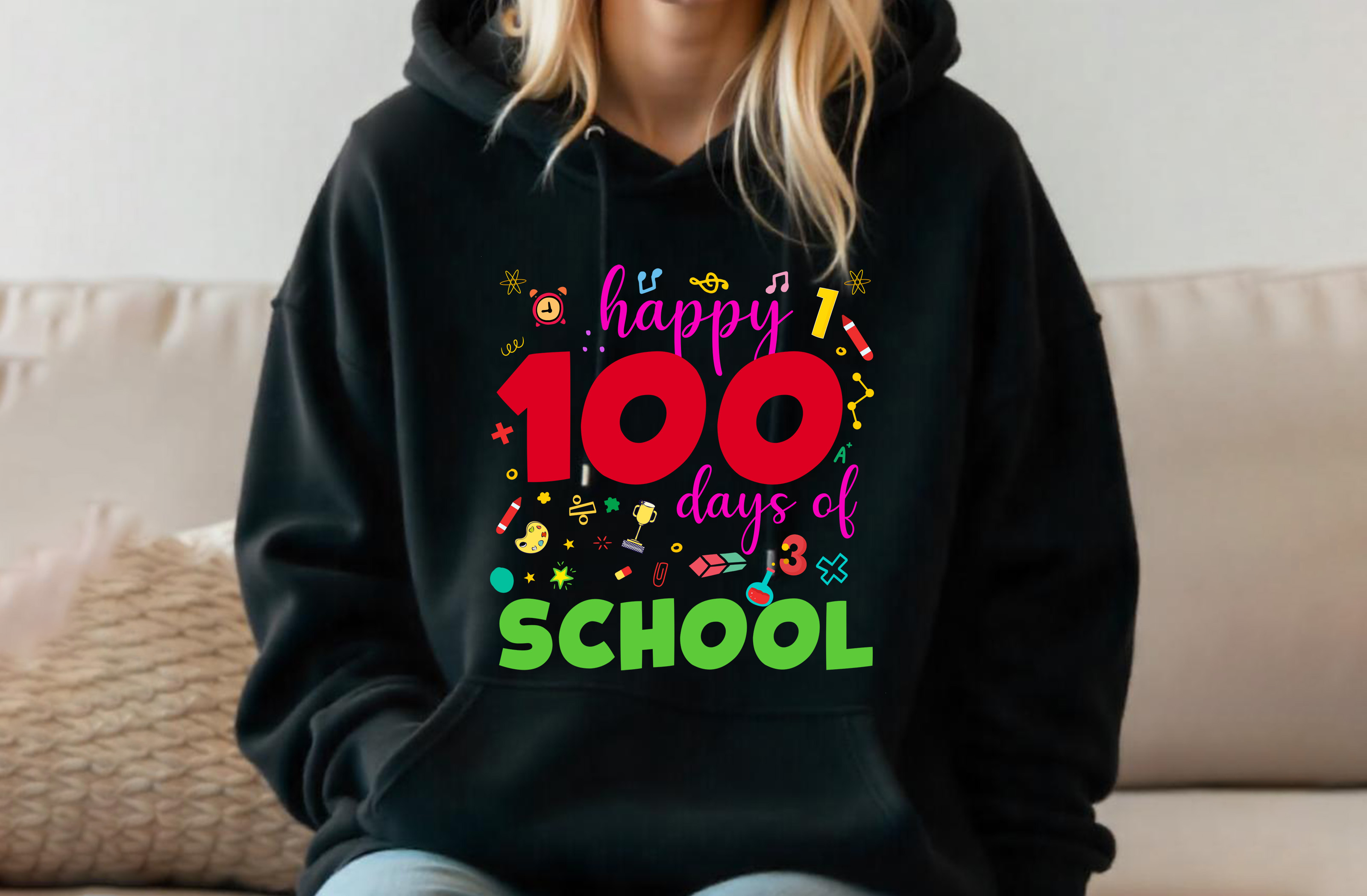 school 10 female hoodie 568