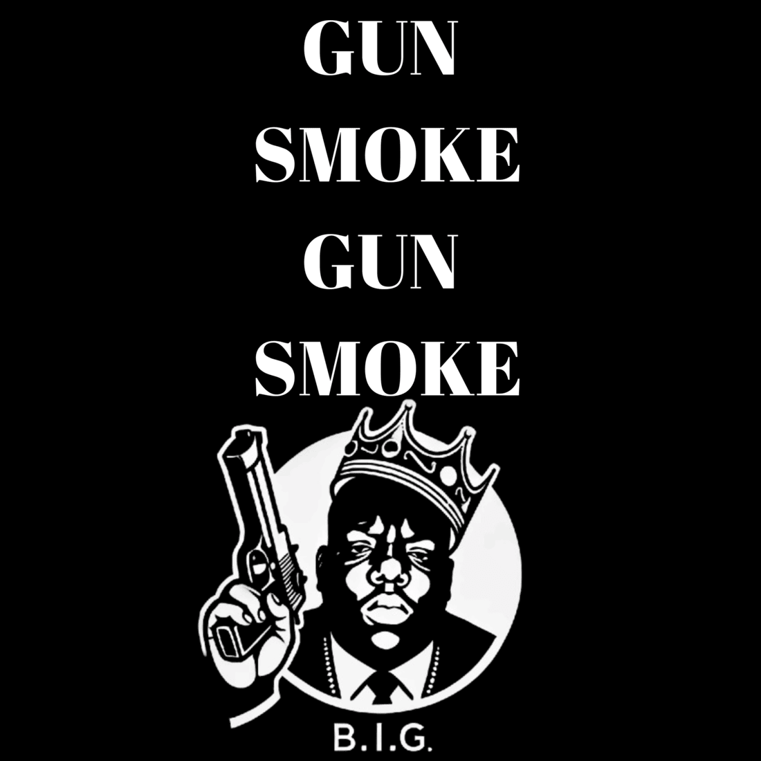 Gun Smoke BIG Tribute T-Shirt preview image.