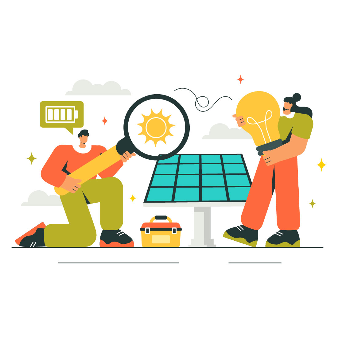 9 Solar Energy Installation Illustration cover image.