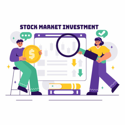 10 Stock Market Investment Illustration cover image.