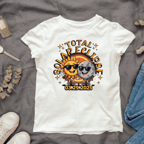 Total Solar Eclipse T-shirt Design cover image.