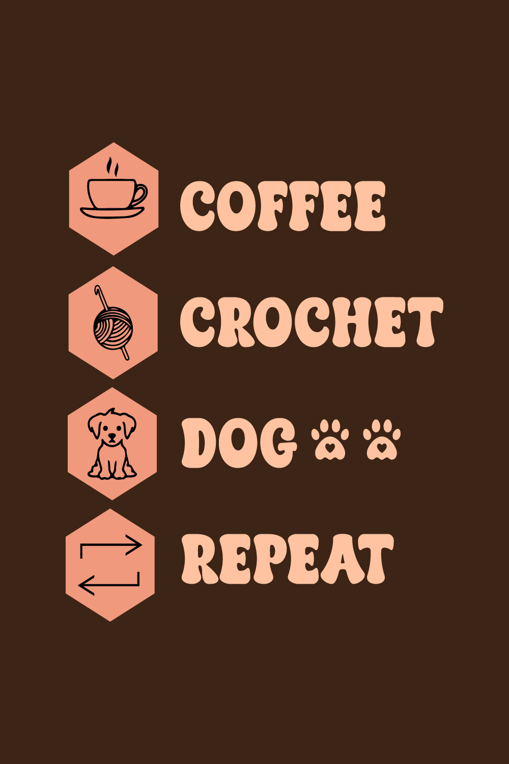 Coffee T-shirt Design 2025 pinterest preview image.