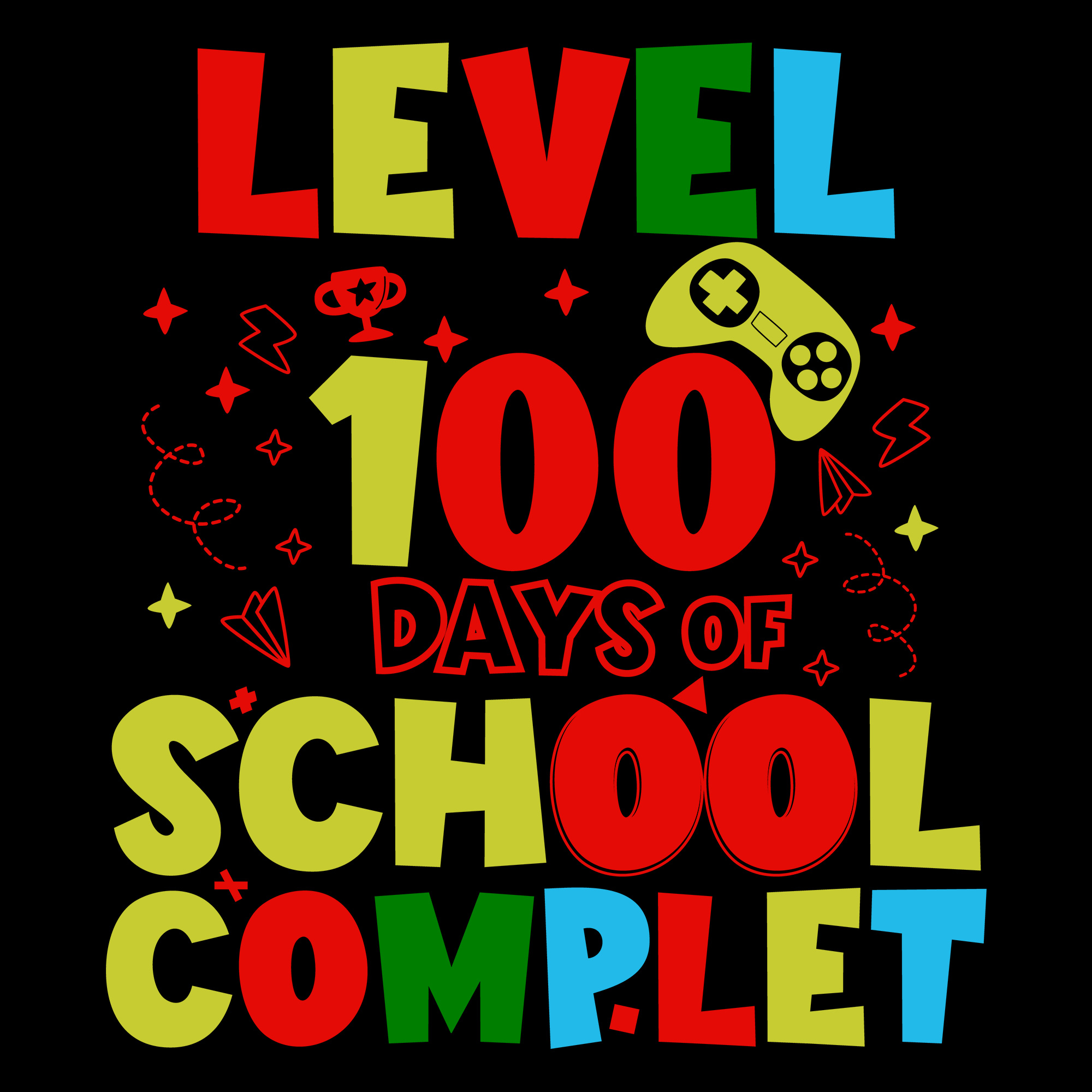 100 days of School Graphics for kids cover image.