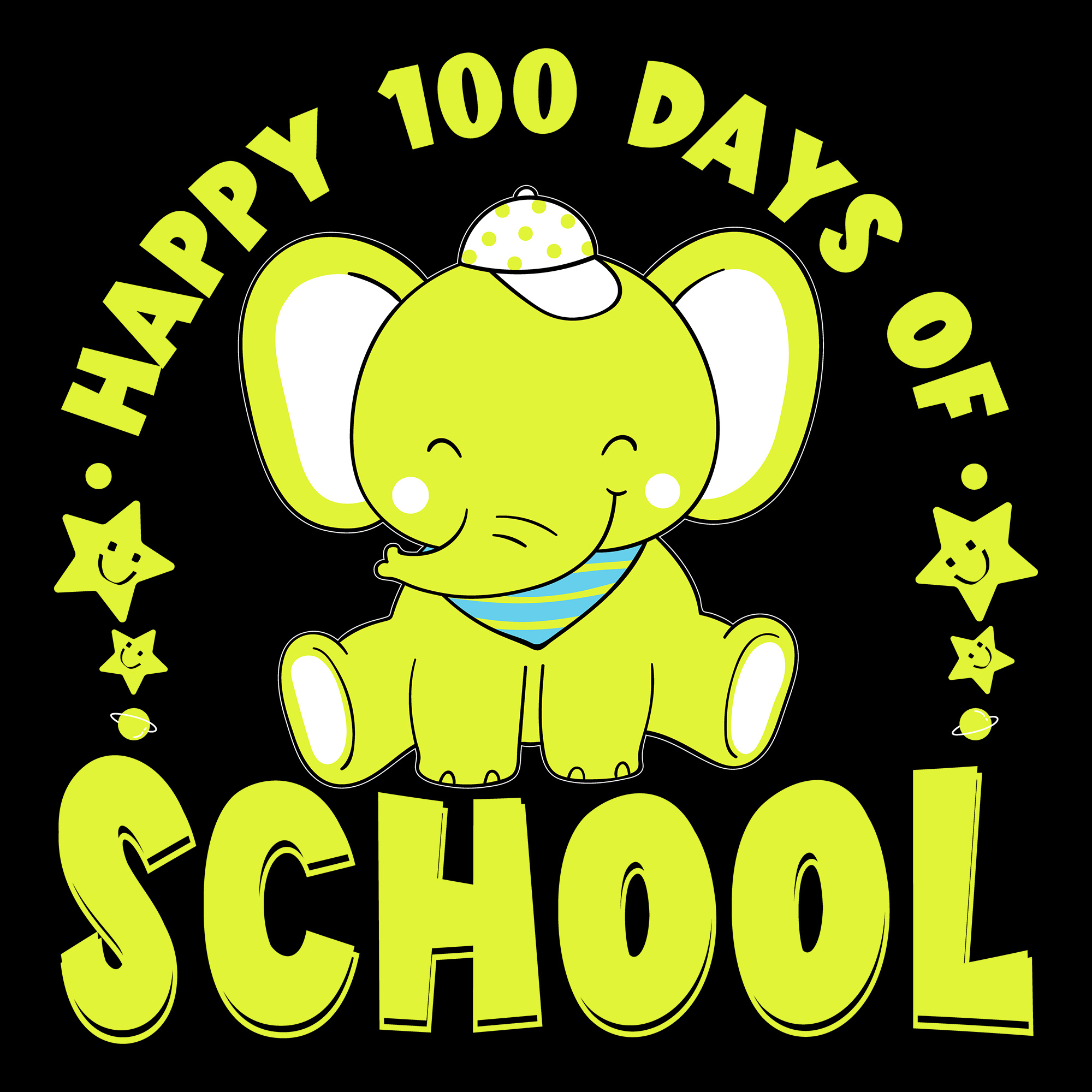 100 days of School Graphics for kids cover image.