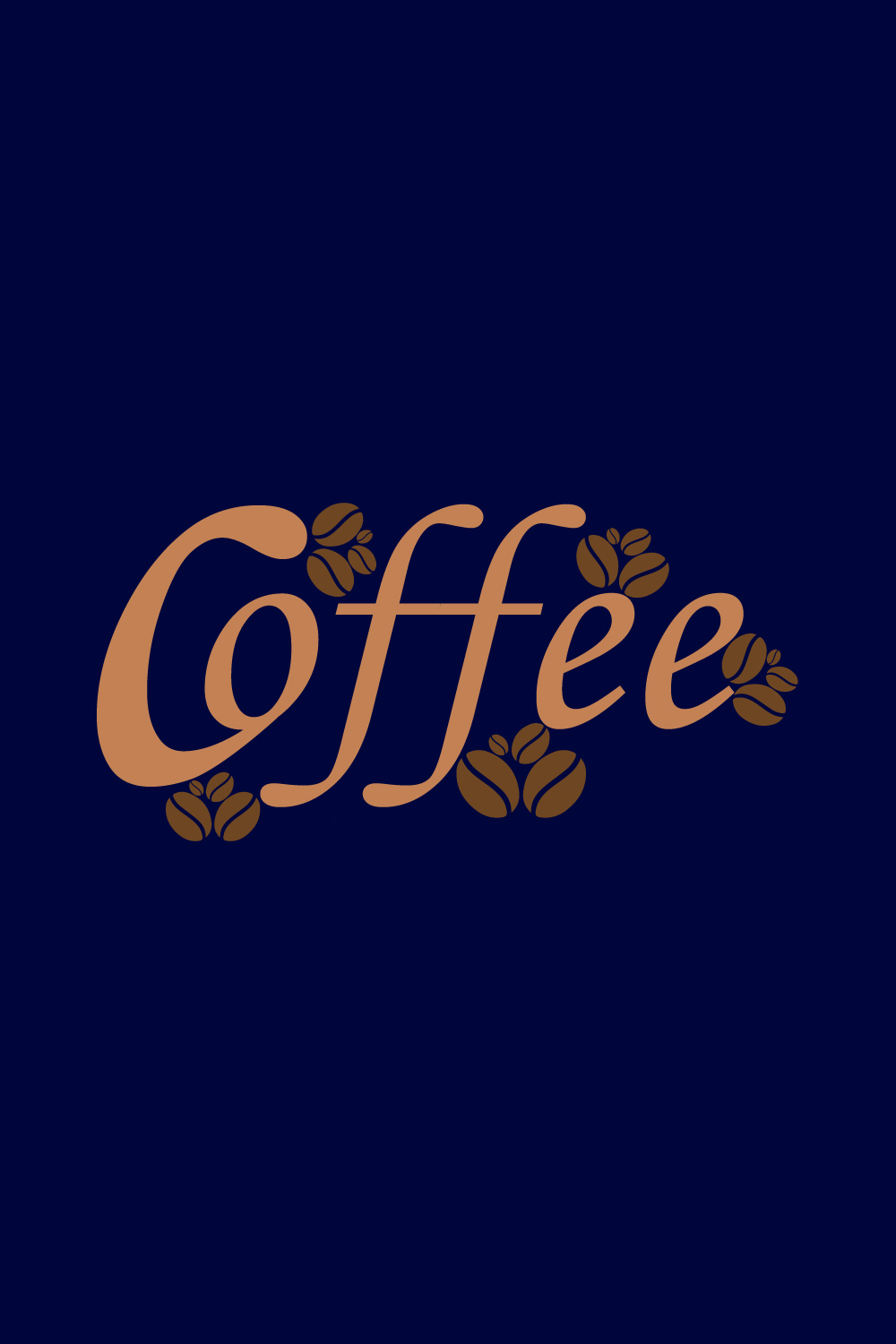 Coffee T-shirt design pinterest preview image.