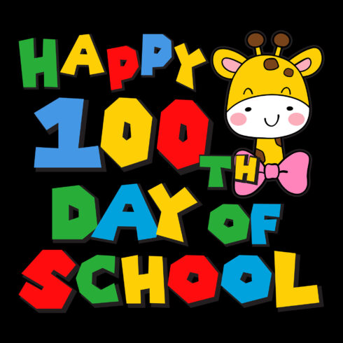 100 days of School Graphics for kids cover image.