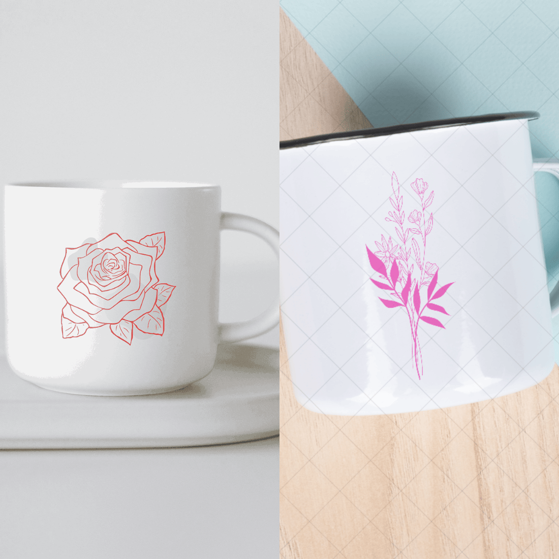 4 mug mockups cover image.