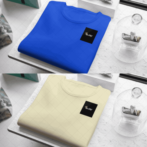 4 T-Shirts mockups cover image.