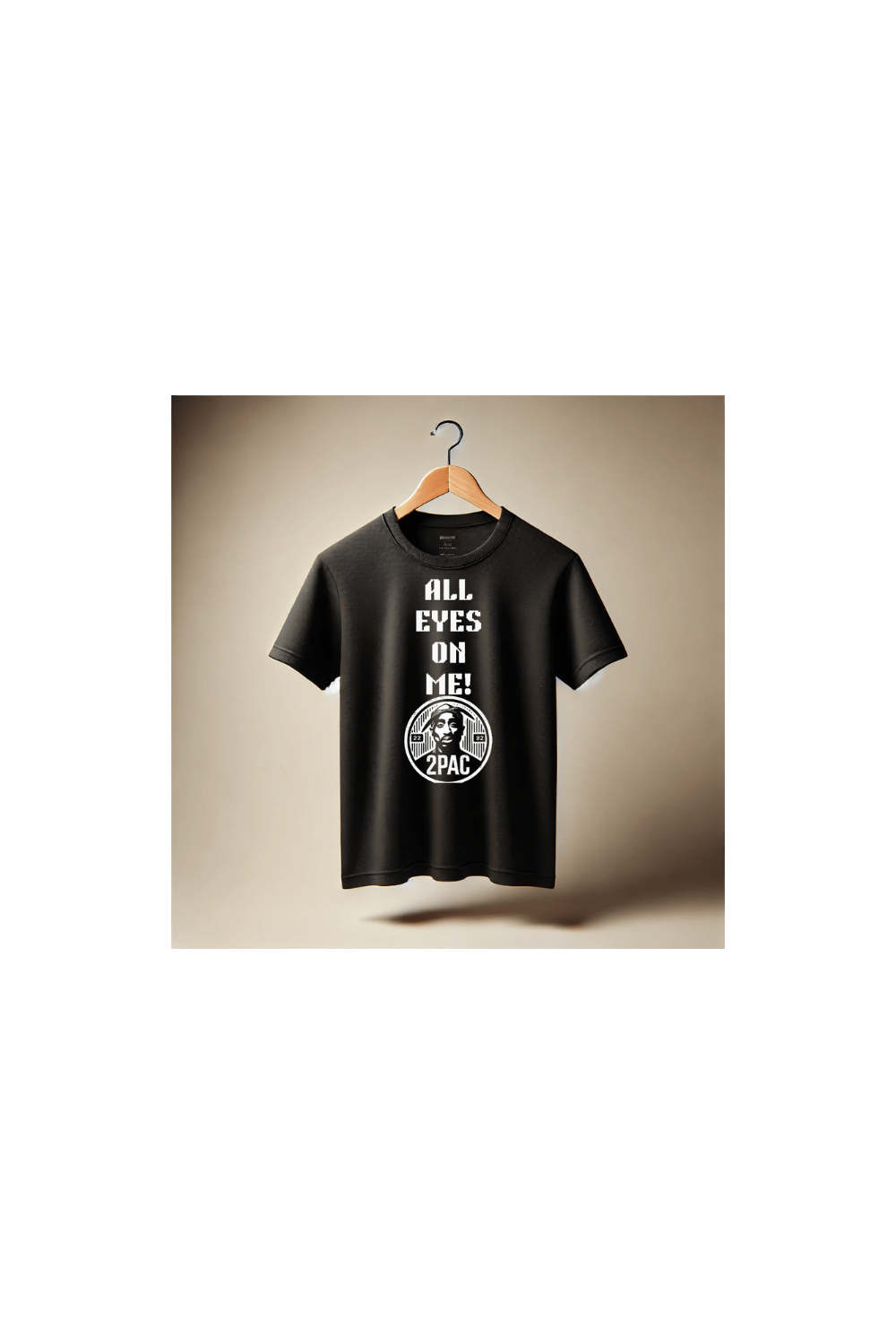 All Eyes On Me – 2Pac Tribute T-Shirt pinterest preview image.