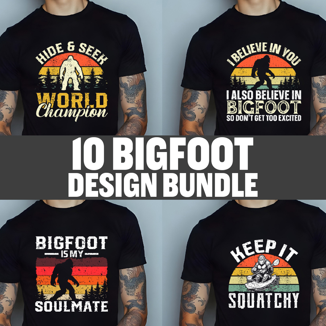 Bigfoot graphic design for Bigfoot lovers cover image.