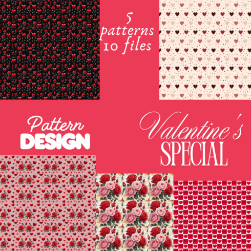 Valentine's patterns cover image.