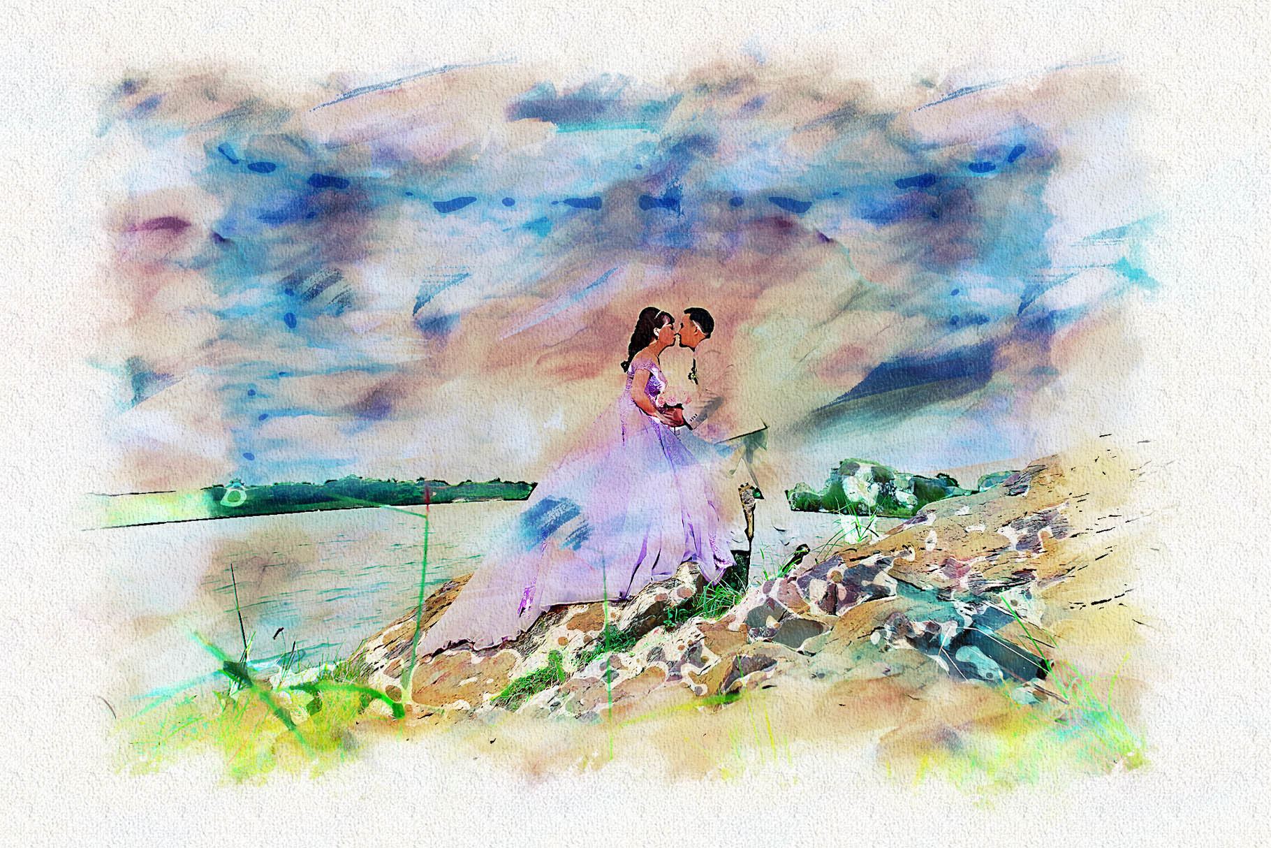 watercolor wash photoshop action f 171