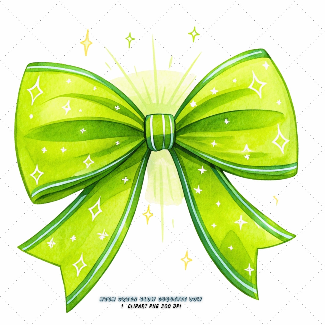 Neon Blue Glow Coquette Bow Clipart, neon green bow, glowing coquette bow, vibrant bow design, green glow clipart, digital bow design, neon glow design, glowing bow art, vibrant neon green, coquette bow art, green sublimation design cover image.