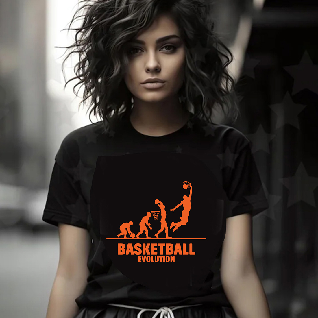 Basketball graphic for Basketball lovers preview image.