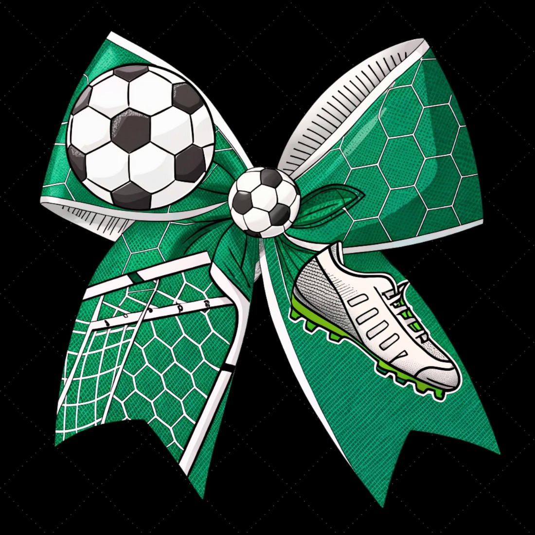 Soccer Mom Coquette Bow Clipart, soccer mom bow, coquette bow clipart, sports goal bow, soccer cheer design, digital bow design, mom life bow, goal spirit art, soccer bow design, coquette bow art, sports sublimation design preview image.