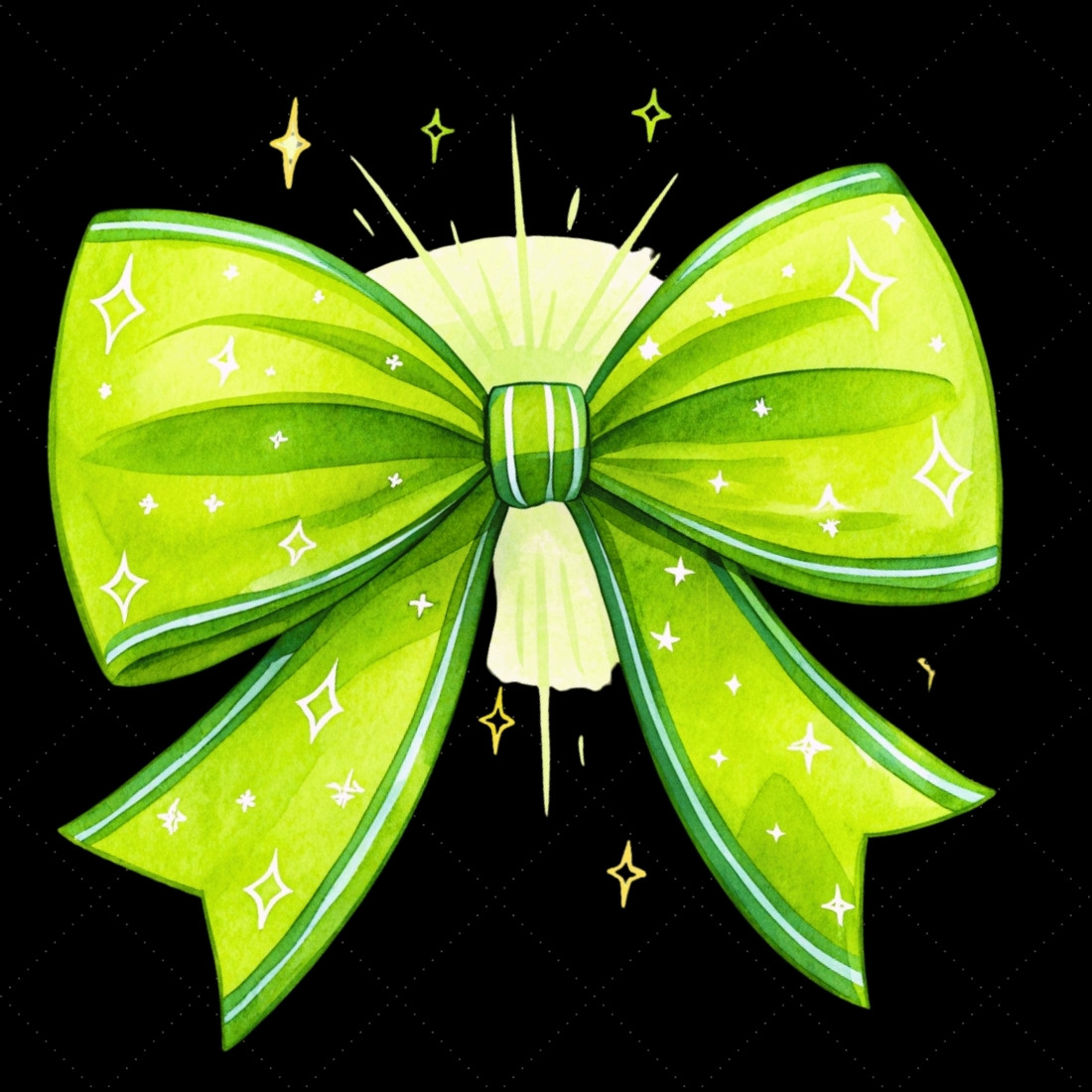 Neon Blue Glow Coquette Bow Clipart, neon green bow, glowing coquette bow, vibrant bow design, green glow clipart, digital bow design, neon glow design, glowing bow art, vibrant neon green, coquette bow art, green sublimation design preview image.