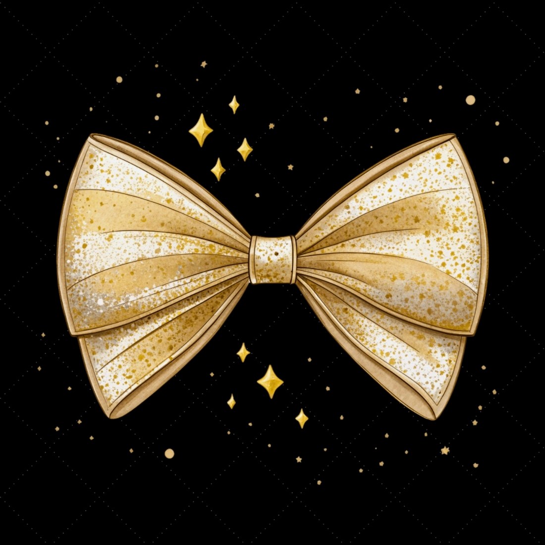 Minimalist Gold Glitter Coquette Bow Clipart, minimalist gold bow, glitter coquette bow, sleek bow design, gold glitter clipart, digital bow design, modern minimalist bow, glitter bow art, minimalist glitter design, coquette bow art, gold sublimation design, preview image.