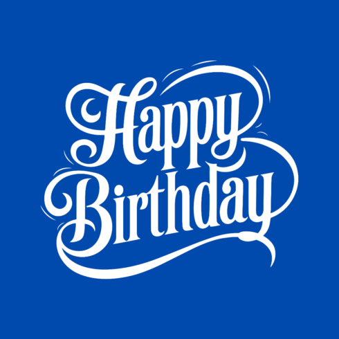 Elegant Happy Birthday Calligraphy Design – Classic & Timeless cover image.