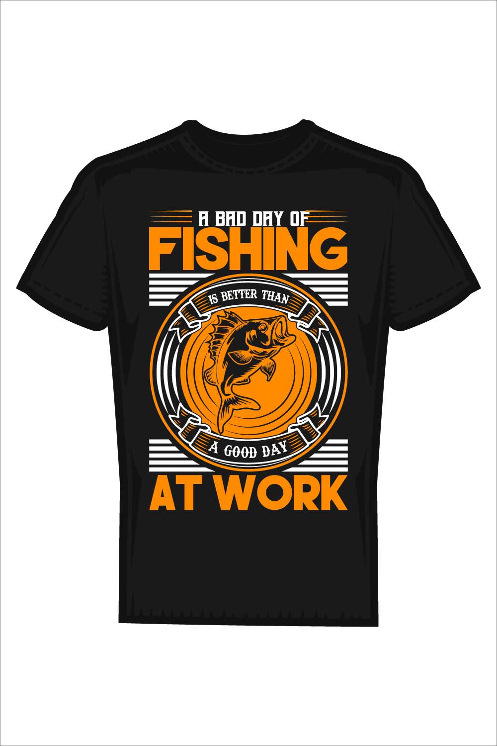 Fish hunting shirt design vector pinterest preview image.