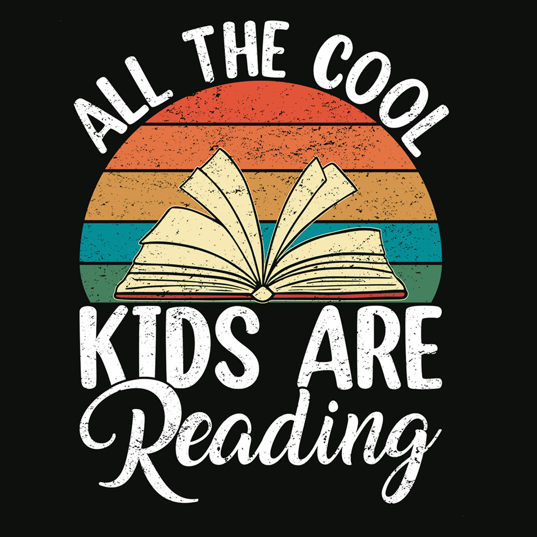 All the cool kids are reading Graphic for book lover cover image.