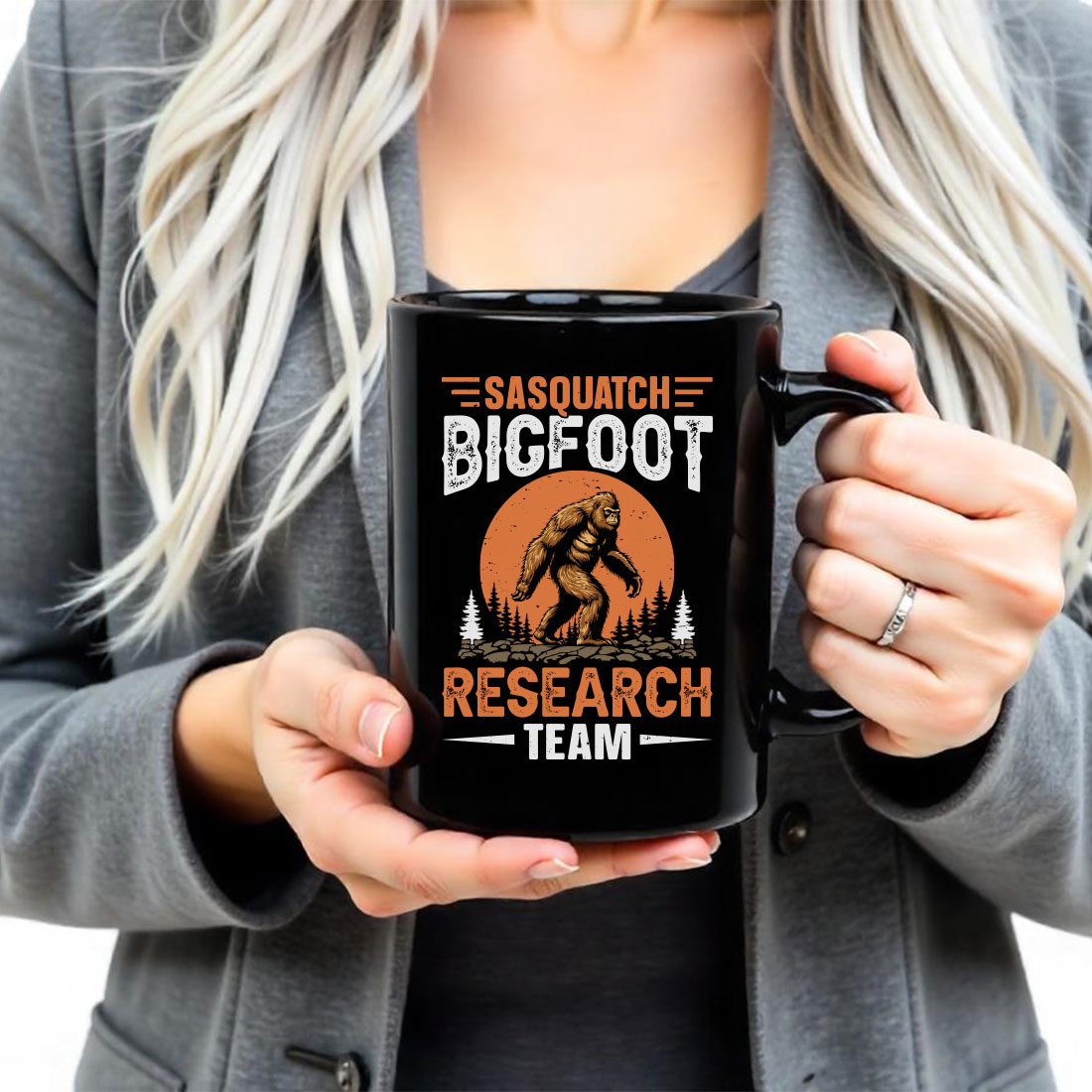 Bigfoot Themed T-shirt And Others Design Merchandise Design preview image.