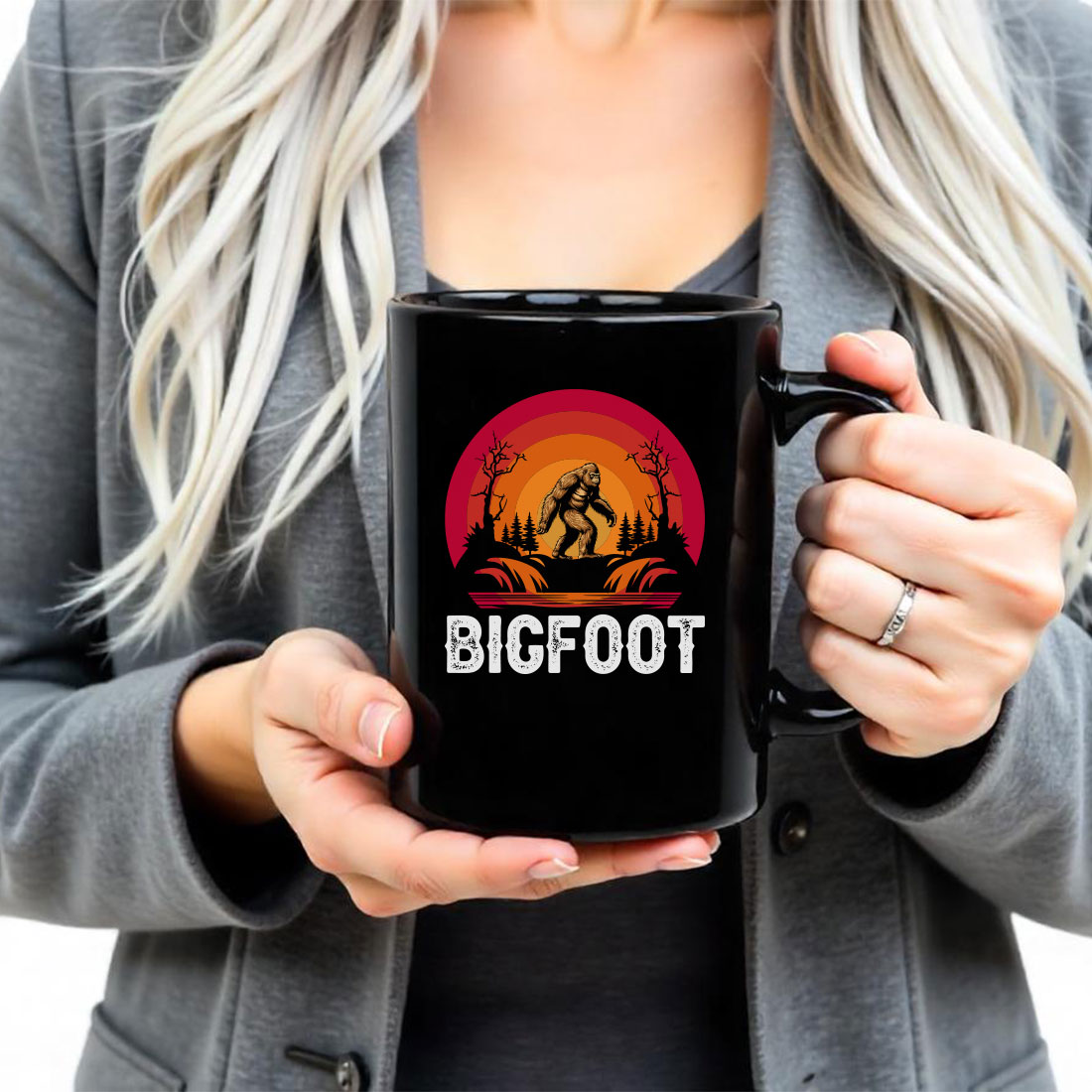 Bigfoot Themed T-shirt And Others Design Merchandise Design preview image.