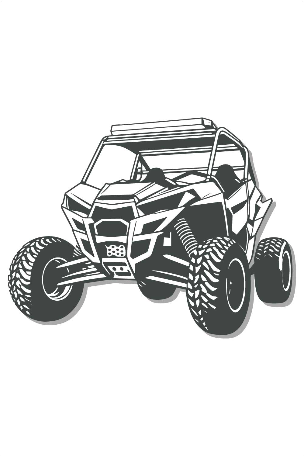 UTV buggy vehicle illustration logo vector pinterest preview image.