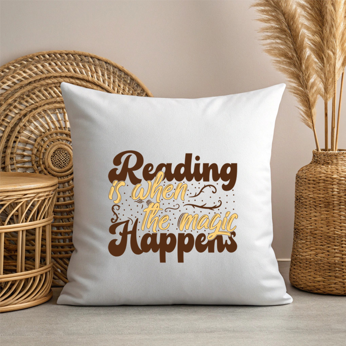 beautiful book lover quote for t shirts mugs posters and tote bags. reading t shirt design. 3 with pillow mock up 961