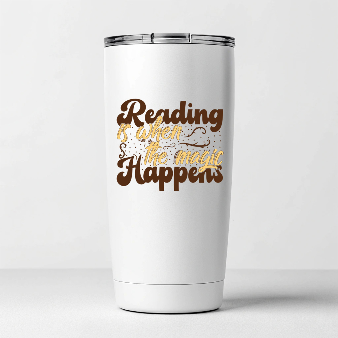 beautiful book lover quote for t shirts mugs posters and tote bags. reading t shirt design. 8 white tumblers mockup 648