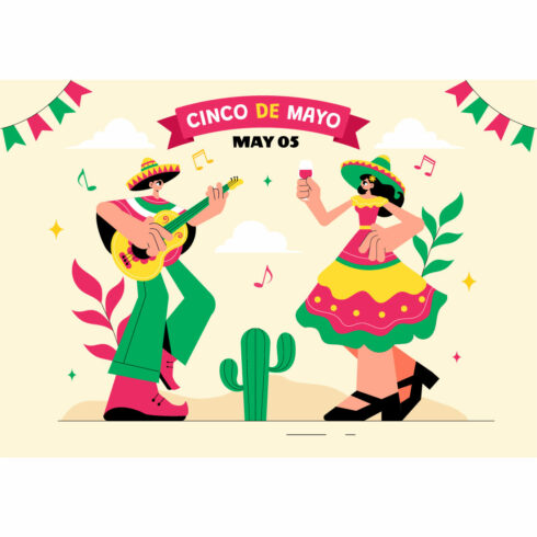 9 Cinco de Mayo Celebration Illustration cover image.