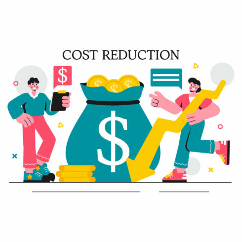 11 Cost Reduction Business Illustration cover image.