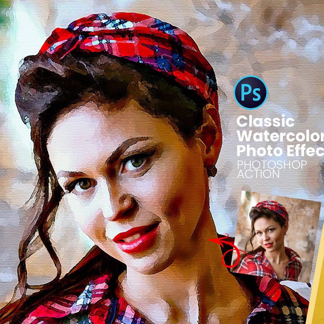 Classic Oil Painterly Effect Action cover image.