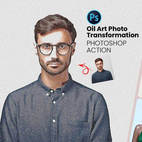 Oil Art Photo Transformation Action cover image.