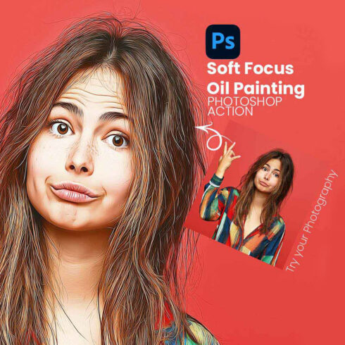 Soft Focus Oil Painting Action cover image.