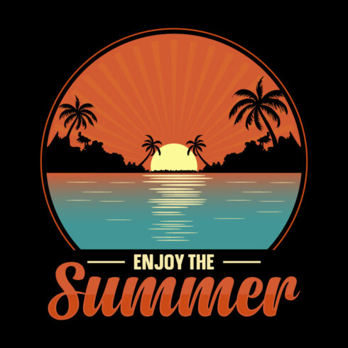 Summer Vibes t shirt design – Creative Design Bundle cover image.