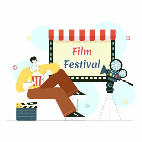 9 Cinematic Film Festival Illustration cover image.