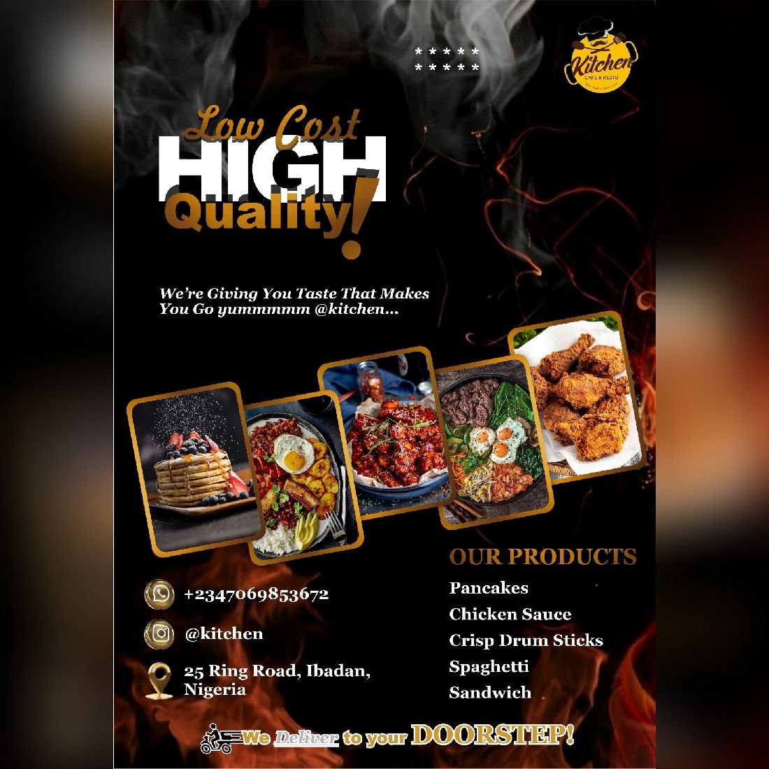 Restaurant Flyer Design preview image.