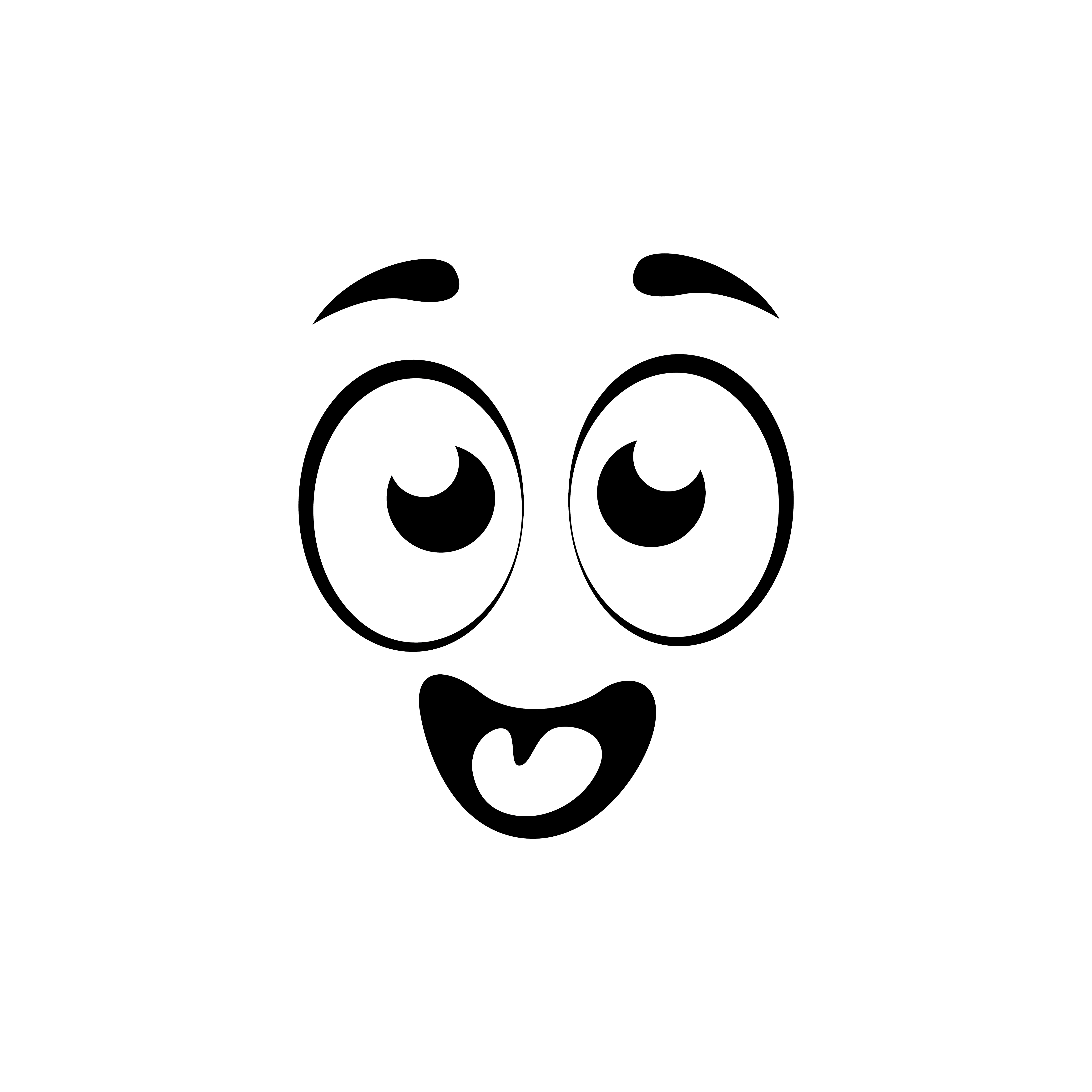 "Expressive Cartoon Eyes Set - 12 Playful and Cute Eye Expressions for Illustrations and Designs" preview image.