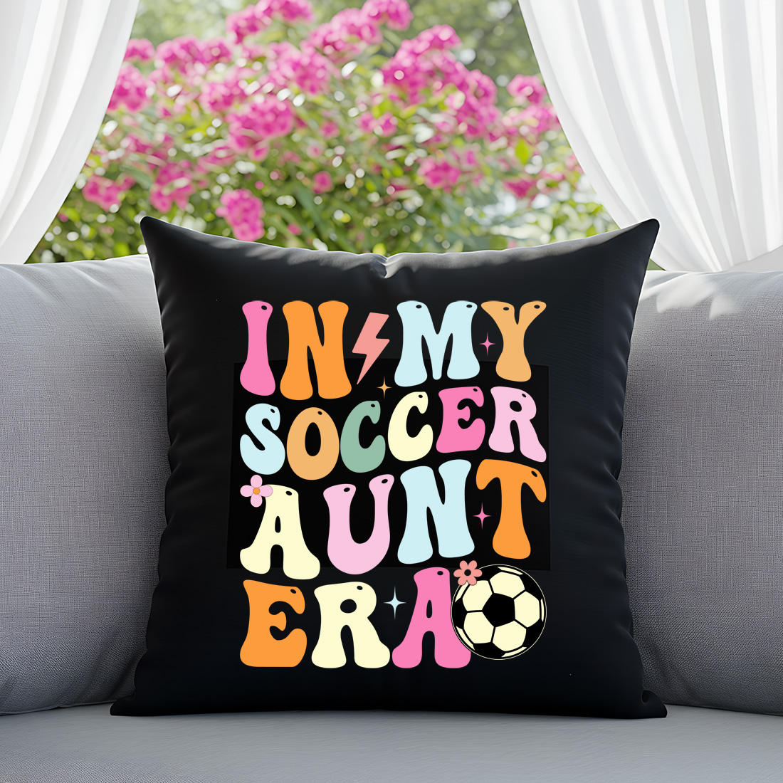 in my soccer aunt era t shirt design black bag 76