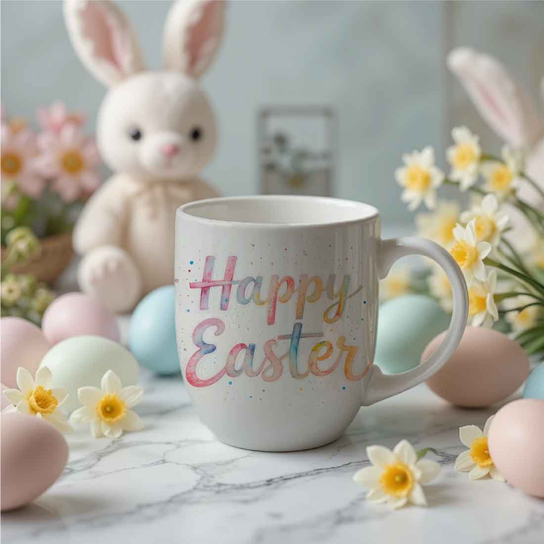 7+ Easter Mug Mockups preview image.