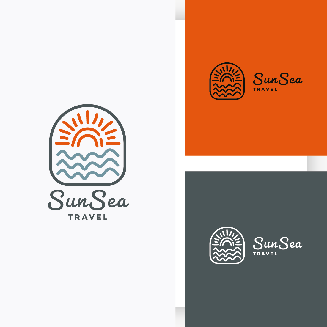 Travel Sun Sea Logo preview image.