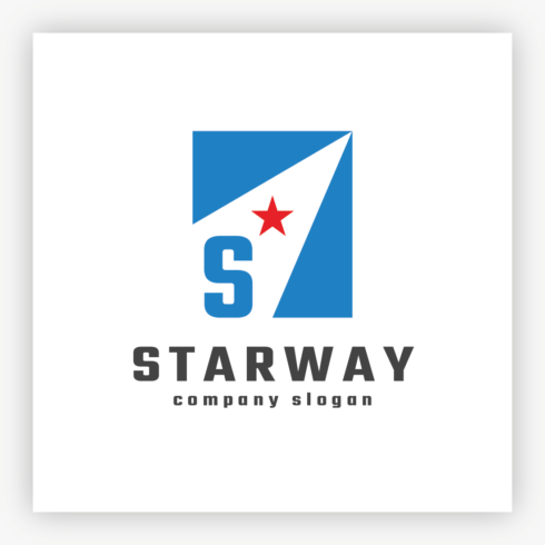 Star Way Letter S Logo cover image.